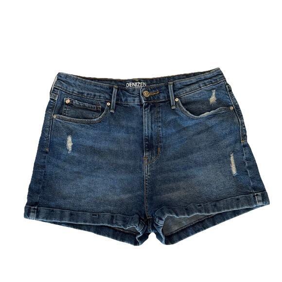 Denizen from Levi’s Mom Shorts Women’s Size 11 W30 Dark Wash Denim - Picture 1 of 9